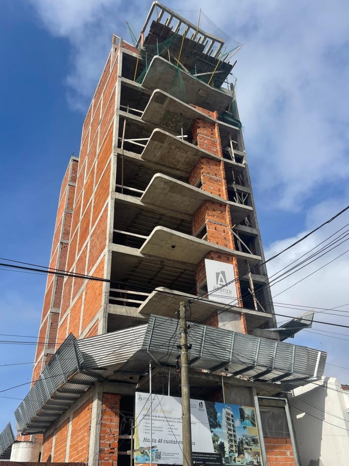VENTA LOFT 2AMB en CONSTRUCCION  con PARRILLA Y BALCON 