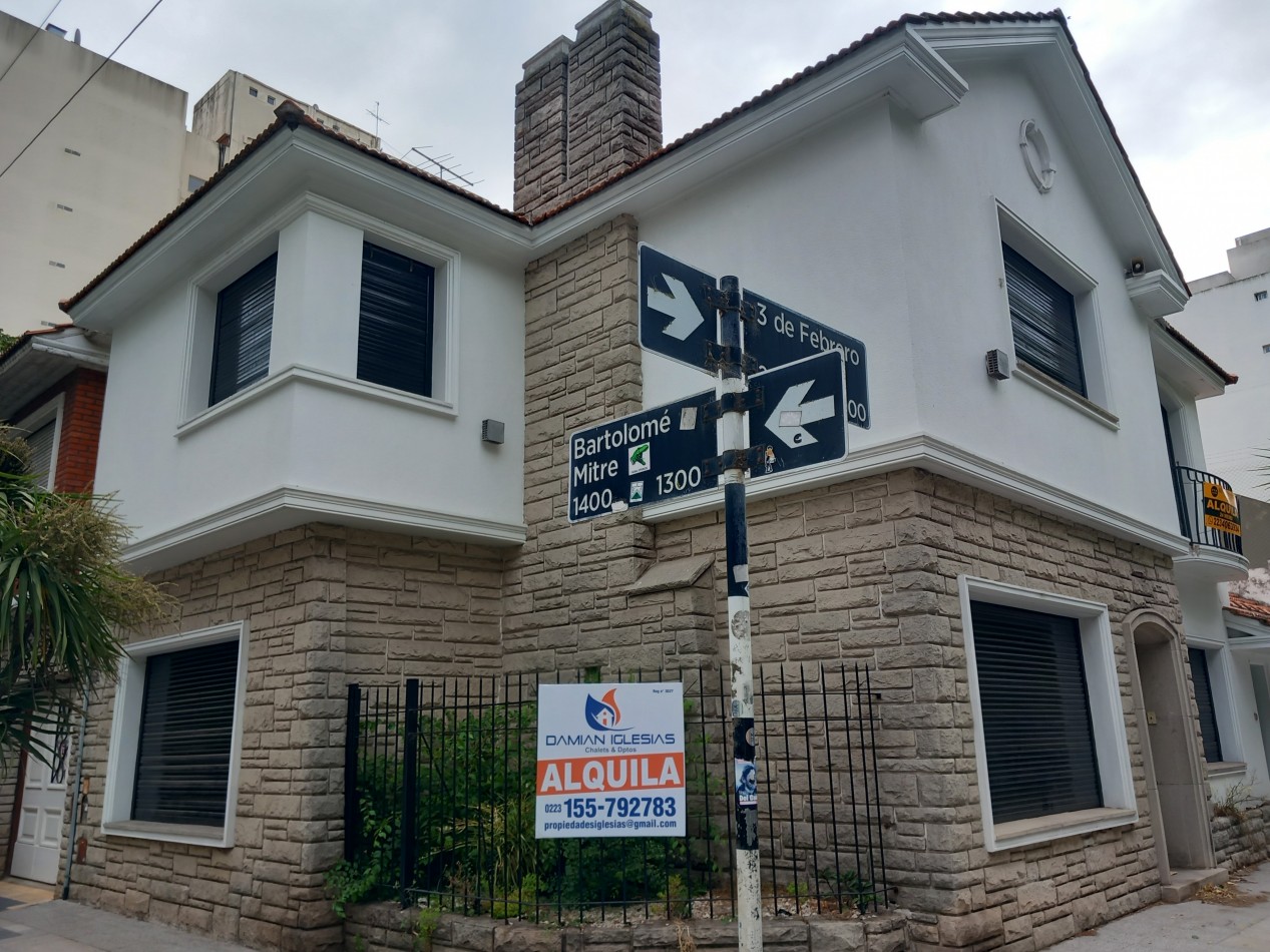 ALQUILER OFICINA solo USO PROFESIONAL CASA 6AMB 3 BAÑOS COCHERA 