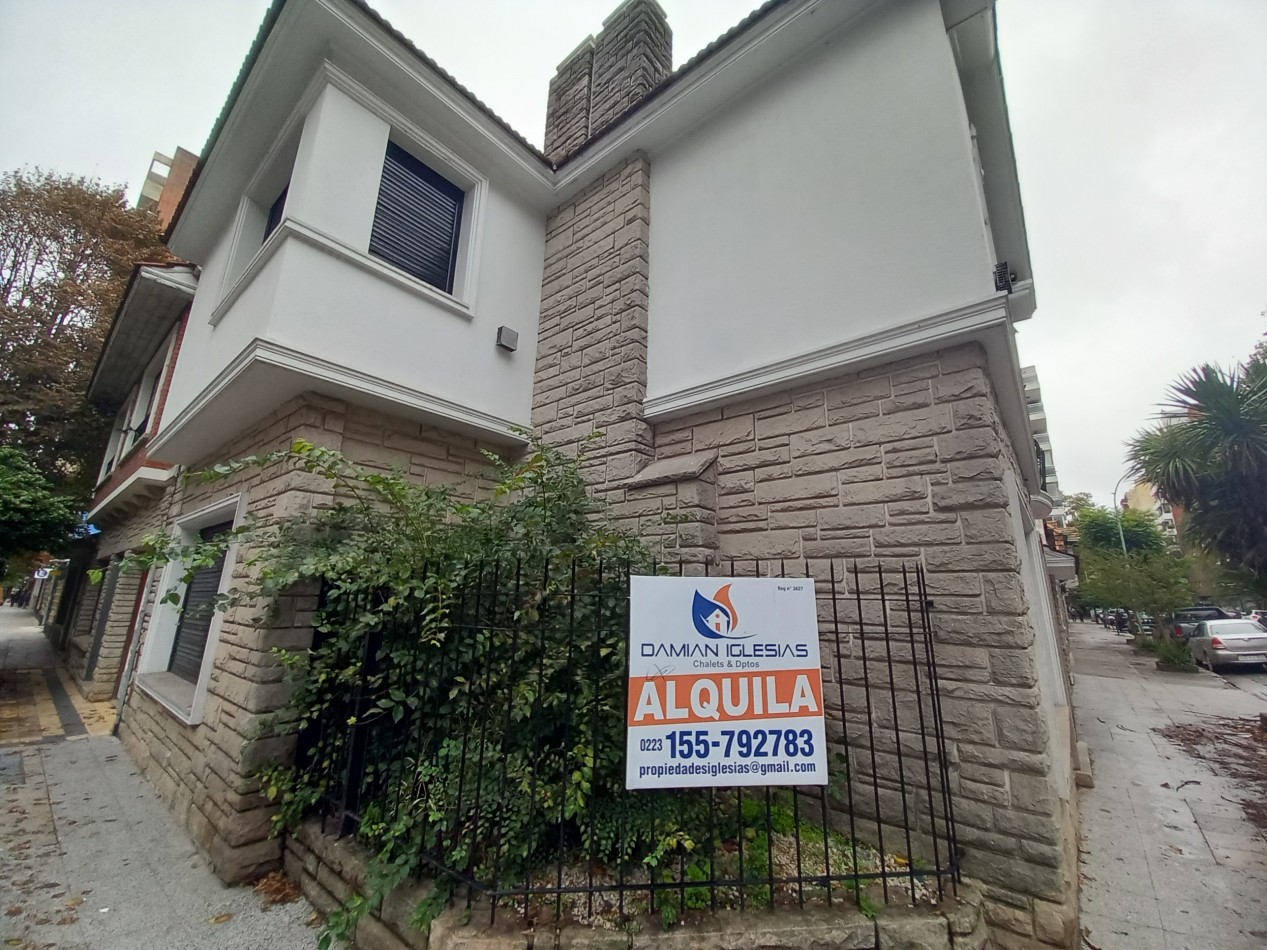 ALQUILER solo USO PROFESIONAL CASA 6AMB 3 BAÑOS COCHERA 